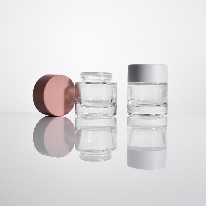15ml heavy & thick-walled glass Jars